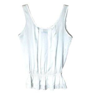 ❤️ BLUE SKETCH satin Top Size M